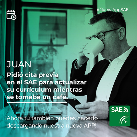 Gráfica en redes sobre la App del SAE