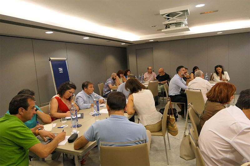 Sesiones de trabajo en la jornada celebrada en Málaga